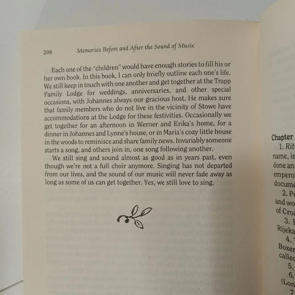 4/$15 Memories Before & After the Sound of Music:Autobiography Agathe Von Trapp - Picture 5 of 6